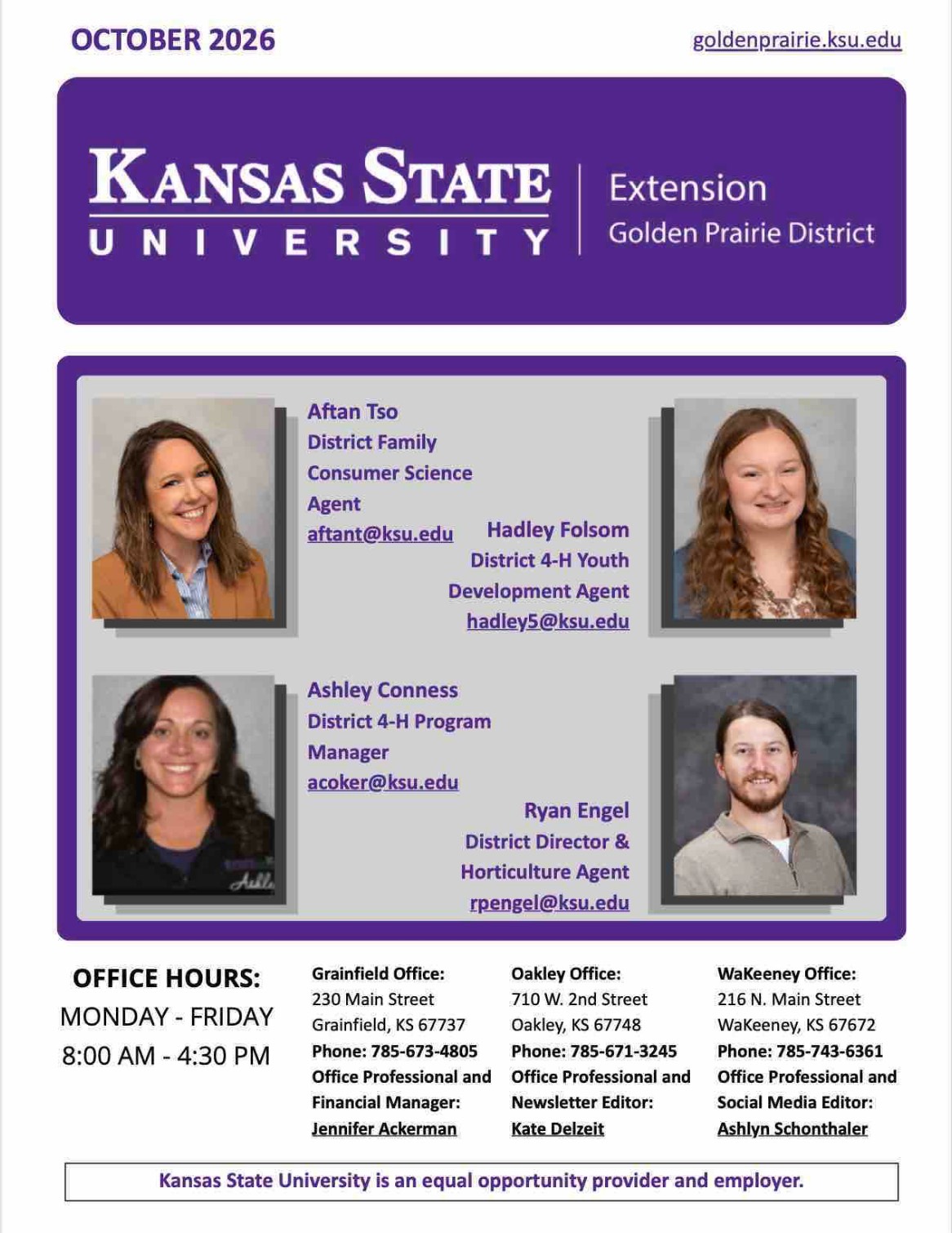 2026 October Newsletter